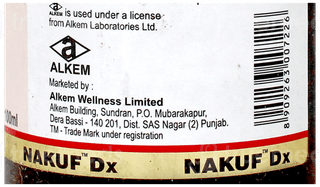 Nakuf Dx Sf Orange Flavour Syrup 100Ml